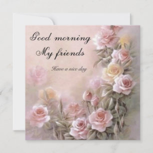 Cartes Pour Fêtes Annuelles Fête de Spread Cheval : "Good Morning Friend" Appa