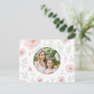 Cartes Pour Fêtes Annuelles Fête des Mères personnalisée – Fleur pastel  