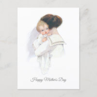 Fête des mères vintages Mère et bébé