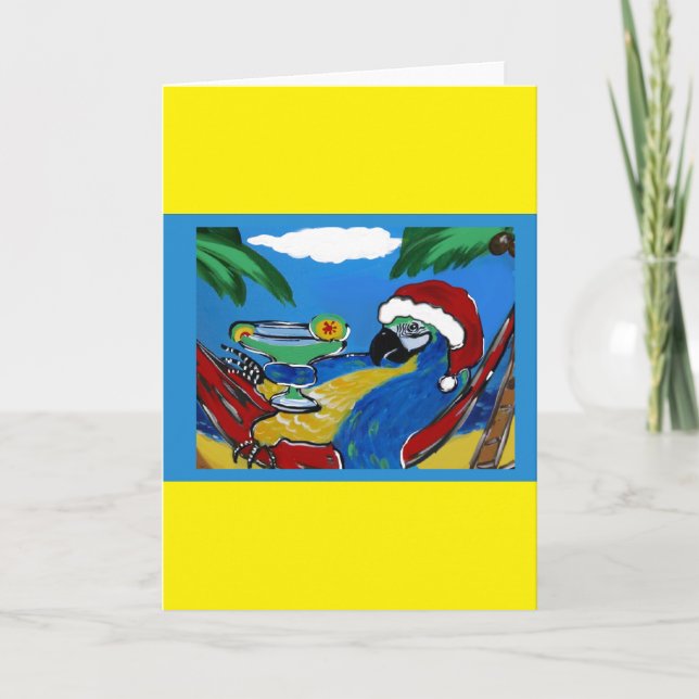 CARTES POUR FÊTES ANNUELLES FÊTE DES PARROTS (Devant)