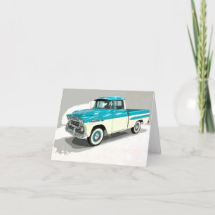 Cartes Pour Fêtes Annuelles Fête des pères classique Camion Chevy