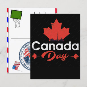 Cartes Pour Fêtes Annuelles Fête du Canada et célébration de l'Indépendance de