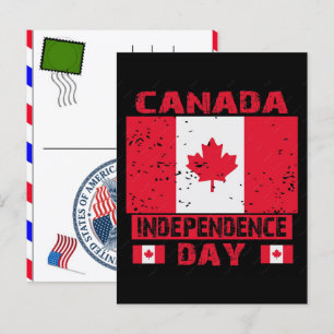 Cartes Pour Fêtes Annuelles Fête du Canada et célébration de l'Indépendance de