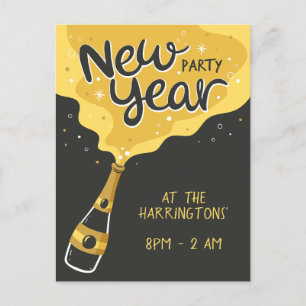 Cartes Pour Fêtes Annuelles Fête du nouvel an du texte personnalisé