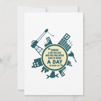 Cartes Pour Fêtes Annuelles Fête du travail choisissez un emploi que vous aime