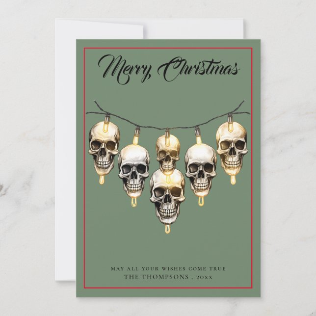Cartes Pour Fêtes Annuelles Fête gothique unique Noël (Devant)