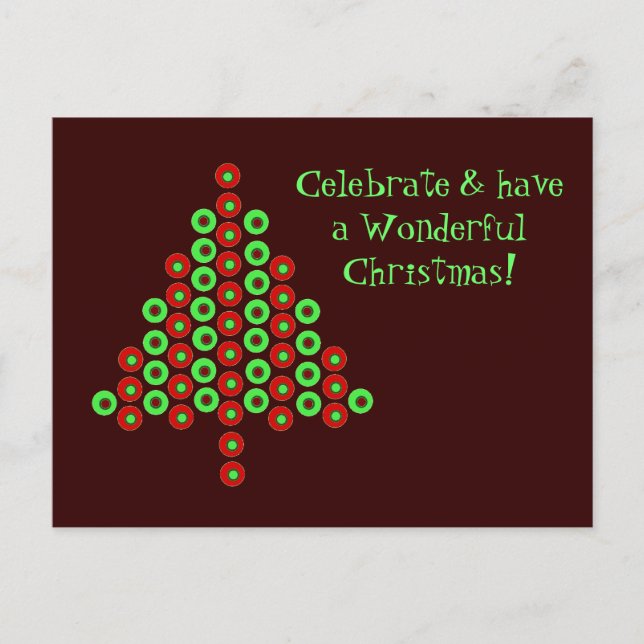 Cartes Pour Fêtes Annuelles Fêter Noël (Devant)