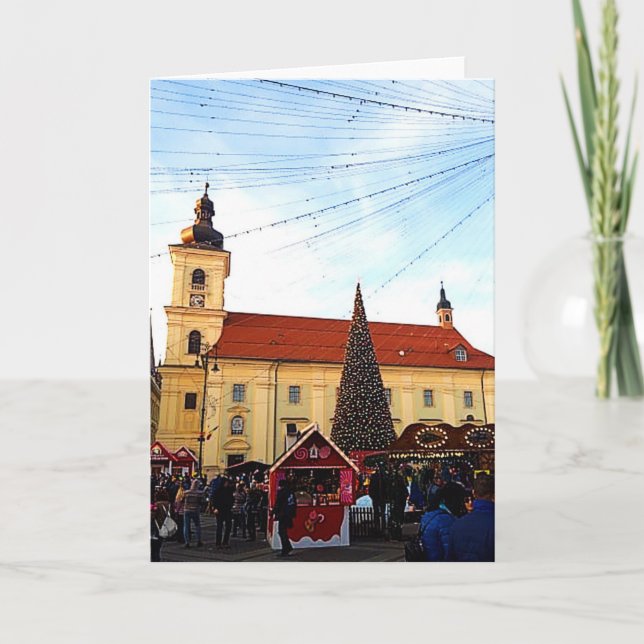 Cartes Pour Fêtes Annuelles Fêtes de Noël à Sibiu (Devant)