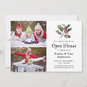 Cartes Pour Fêtes Annuelles Fêtes de Noël d'hiver Occasion 2 Photos