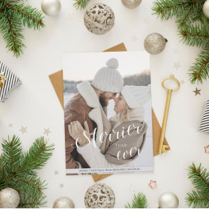 Cartes Pour Fêtes Annuelles Fêtes de Noël Plus joyeux que jamais photo