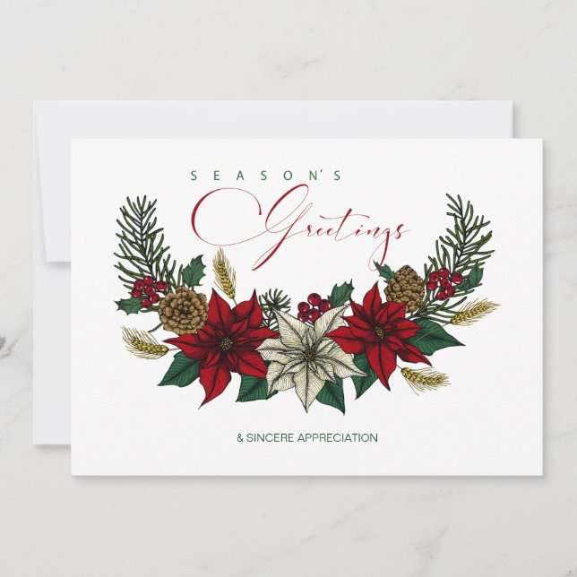 Cartes Pour Fêtes Annuelles Fêtes d'entreprise PERSONNALISÉES POUR VOTRE ENTRE (Devant)