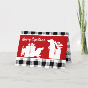 Cartes Pour Fêtes Annuelles Fêtes des Chiens Hounds Noël