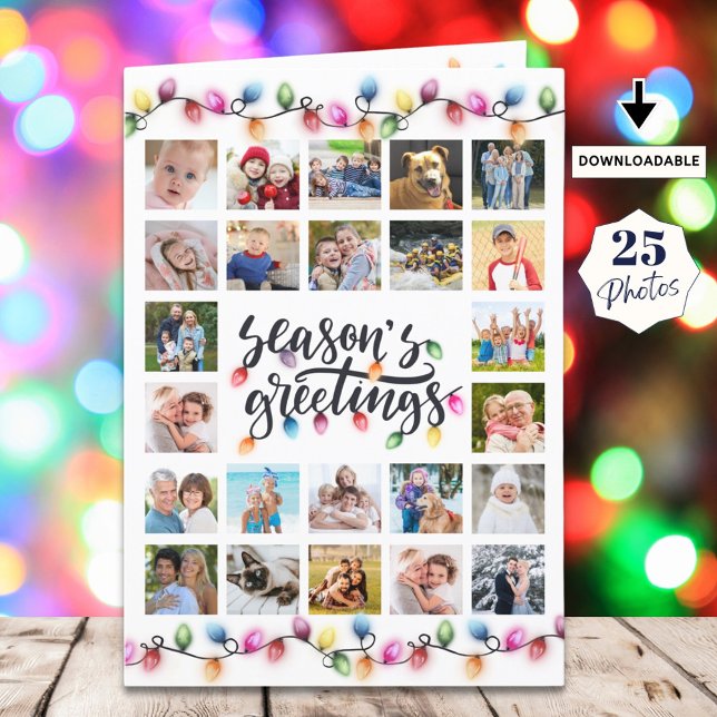 Cartes Pour Fêtes Annuelles Feux de Noël Joyeuses Fêtes 26 Photos (Créateur téléchargé)