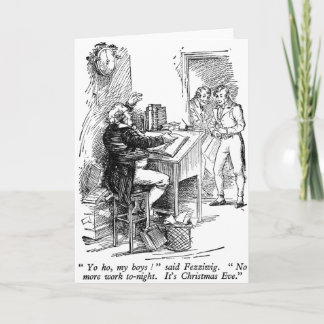 Cartes Pour Fêtes Annuelles Fezziwig (texte)
