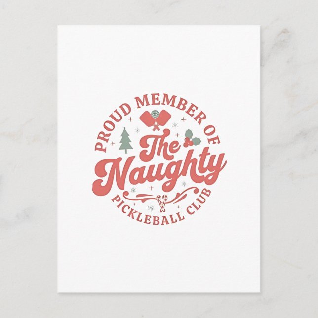 Cartes Pour Fêtes Annuelles Fière membre du club de basket-ball Naughty (Devant)