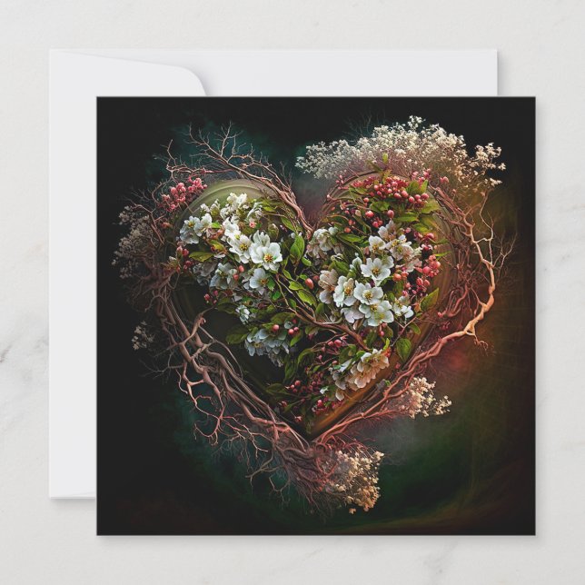 Cartes Pour Fêtes Annuelles Fierté du coeur (Devant)