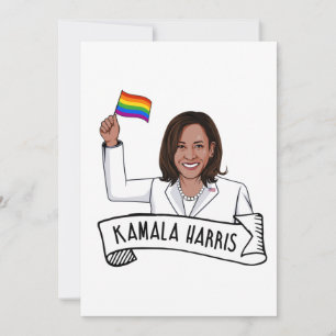 Cartes Pour Fêtes Annuelles Fierté heureuse de Kamala Harris