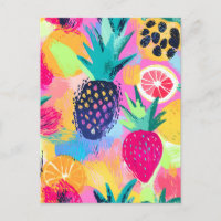 Fiesta Abstraite de fruits tropicaux Paradise
