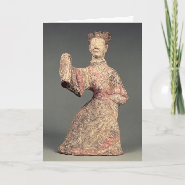 Cartes Pour Fêtes Annuelles Figure d'un danseur masculin, objet façonné de (Devant)