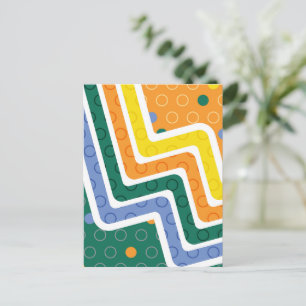 Cartes Pour Fêtes Annuelles Figures géométriques 3