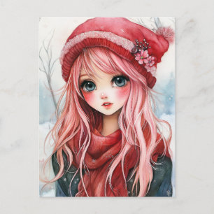 Cartes Pour Fêtes Annuelles Fille de la Saint-Valentin
