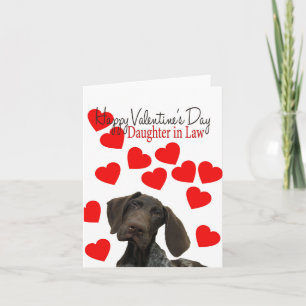 Cartes Pour Fêtes Annuelles Fille en droit Glossy Grizzly Valentine