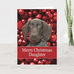 Cartes Pour Fêtes Annuelles Fille Glossy Grizzly Joyeux Noël