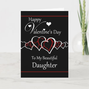 Cartes Pour Fêtes Annuelles Fille Heureuse Sainte-Valentin / Silhouettes du co