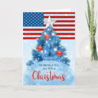 Fils Patriotique Noël Rouge Blanc Bleu