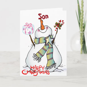 CARTES POUR FÊTES ANNUELLES * FILS* VOUS RENDEZ TOUT LE MONDE HEUREUX TOUS LES