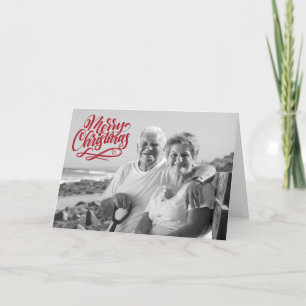 Cartes Pour Fêtes Annuelles Filtre photo noir et blanc   superposition de Noël