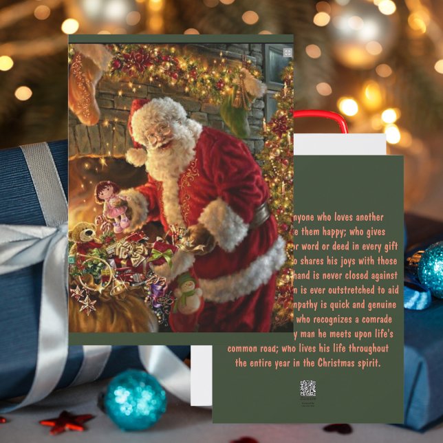 Cartes Pour Fêtes Annuelles Fireplace de Vintage (In a hurry, use instant download)