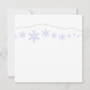 Cartes Pour Fêtes Annuelles Flammes de neige de vacances