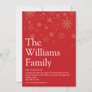 Cartes Pour Fêtes Annuelles Flammes de neige d'hiver Définition de famille de