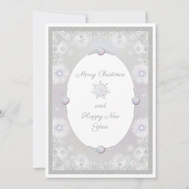 Cartes Pour Fêtes Annuelles Flèche blanche (Devant)