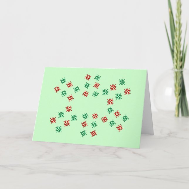 Cartes Pour Fêtes Annuelles Flèche-neige de l'avion (Devant)