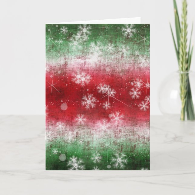 Cartes Pour Fêtes Annuelles Flèches rouges et vertes (Devant)