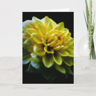 Cartes Pour Fêtes Annuelles Fleur Dahlia et signification