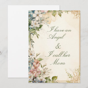 Cartes Pour Fêtes Annuelles Fleur de jasmin vintage pour la fête des mères