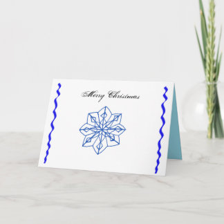 Cartes Pour Fêtes Annuelles Fleur de neige