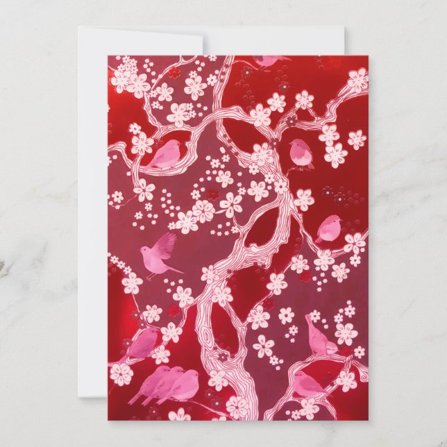 Cartes Pour Fêtes Annuelles Fleurs Cerisier Fleurs Fleurs Fleurs de Cerisier R (Devant)