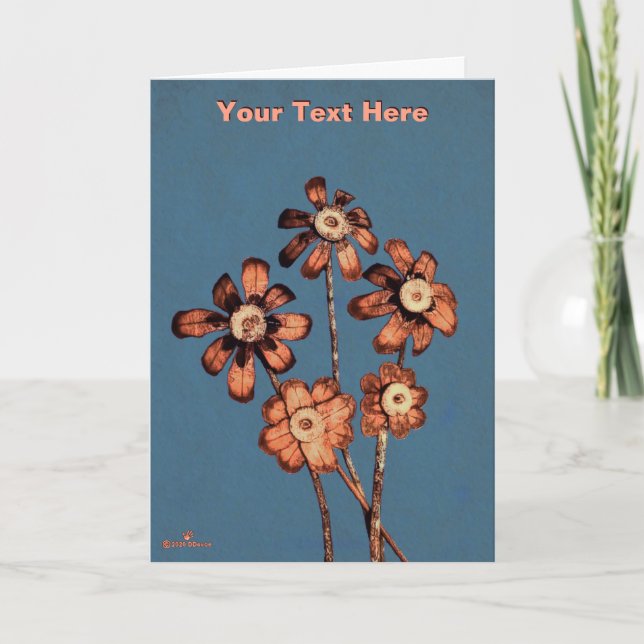 Cartes Pour Fêtes Annuelles Fleurs de cône de pin (Devant)