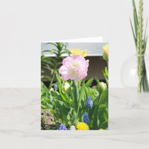 Cartes Pour Fêtes Annuelles Fleurs de jardin rose pour la fête des mères
