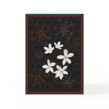 Fleurs de neige et fleurs blanches de Noël