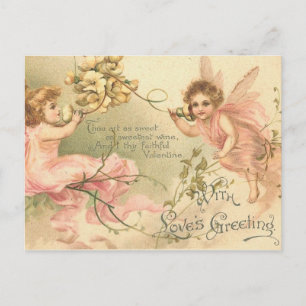 Cartes Pour Fêtes Annuelles Fleurs de Saint Valentin fidèles