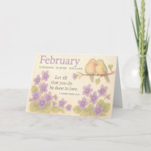 Fleurs Inspirantes de Naissance de Février Mois de
