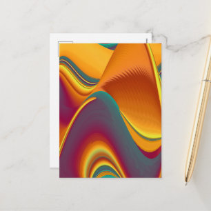 Cartes Pour Fêtes Annuelles Fleurs Magiques de Printemps Été Automne