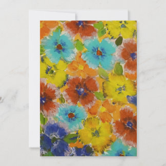 Cartes Pour Fêtes Annuelles Fleurs mélangées