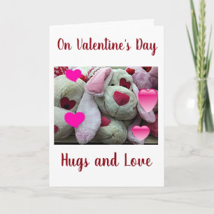 CARTES POUR FÊTES ANNUELLES **FLIRTING PUPPY DOG** POUR VOUS LE JOUR DE VALENT