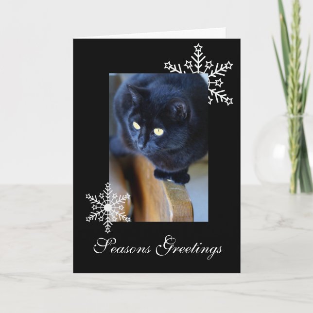 Cartes Pour Fêtes Annuelles Flocon de neige (Devant)